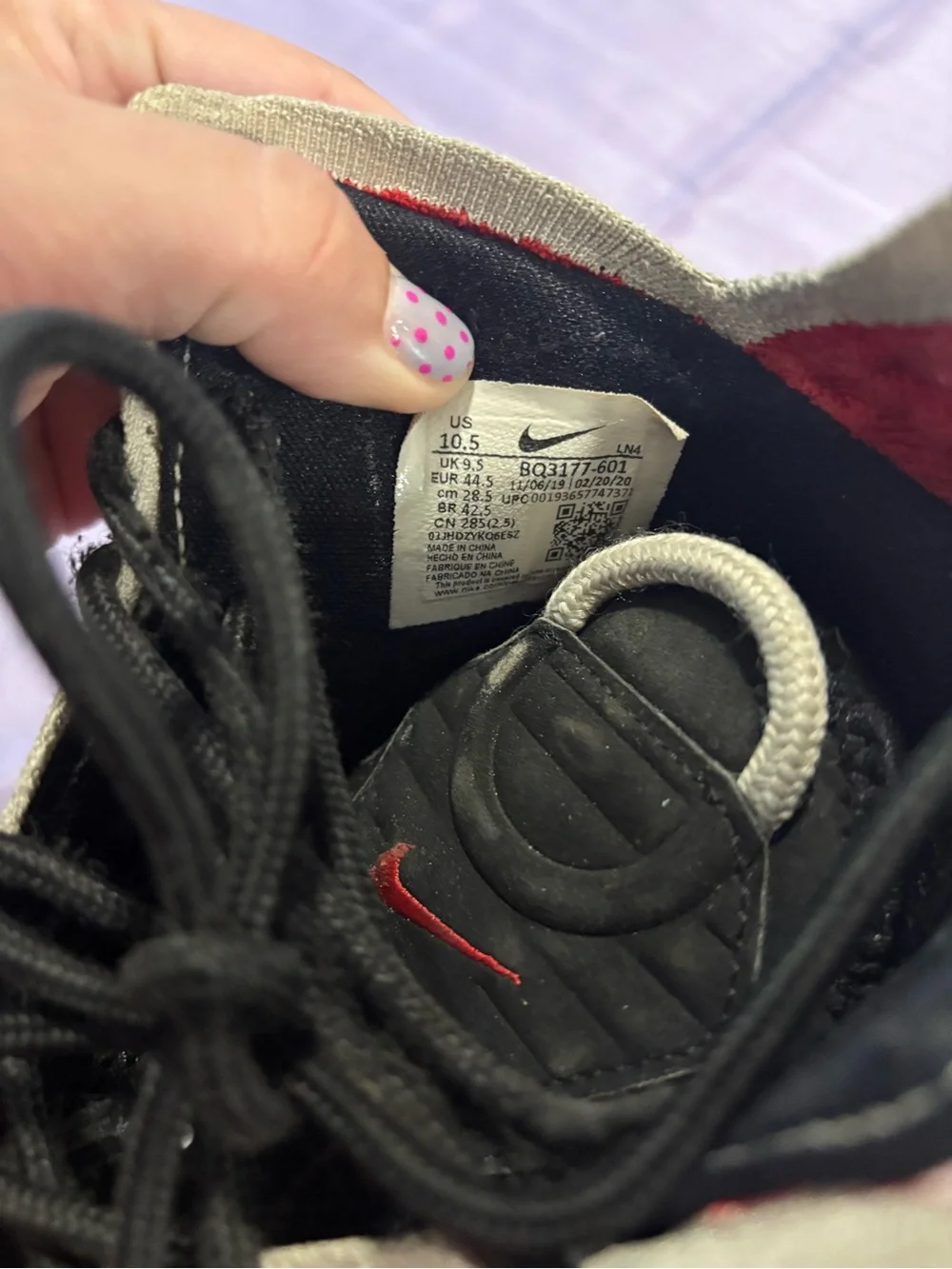 Nike LeBron 17 Air Max Red High-Top Basketball Sneakers